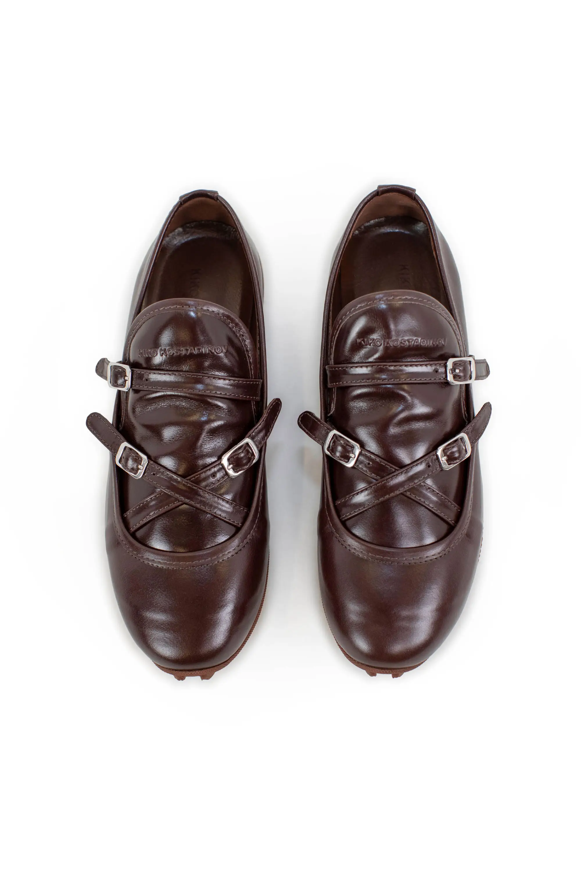 KIKO KOSTADINOV SONIA BUCKLED LOAFER - CHOCOLATE