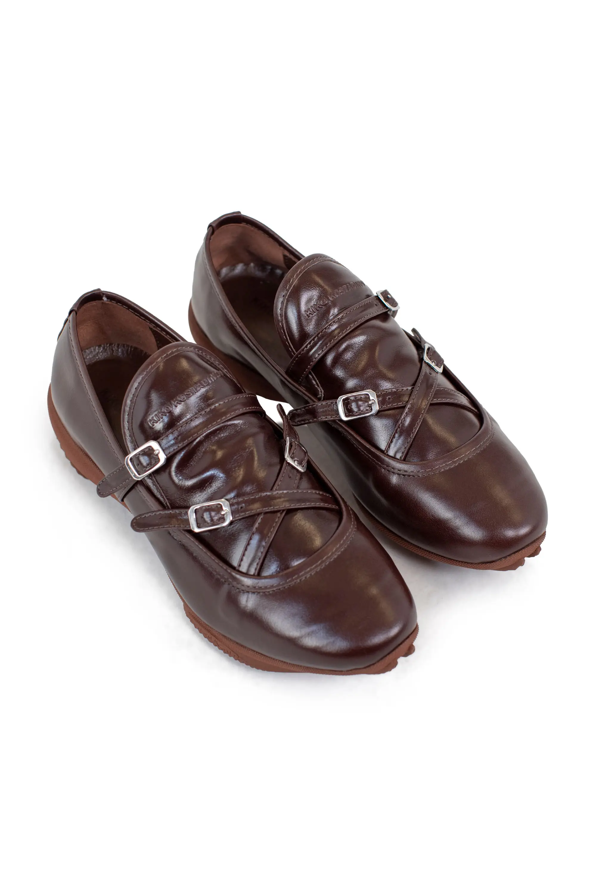 KIKO KOSTADINOV SONIA BUCKLED LOAFER - CHOCOLATE