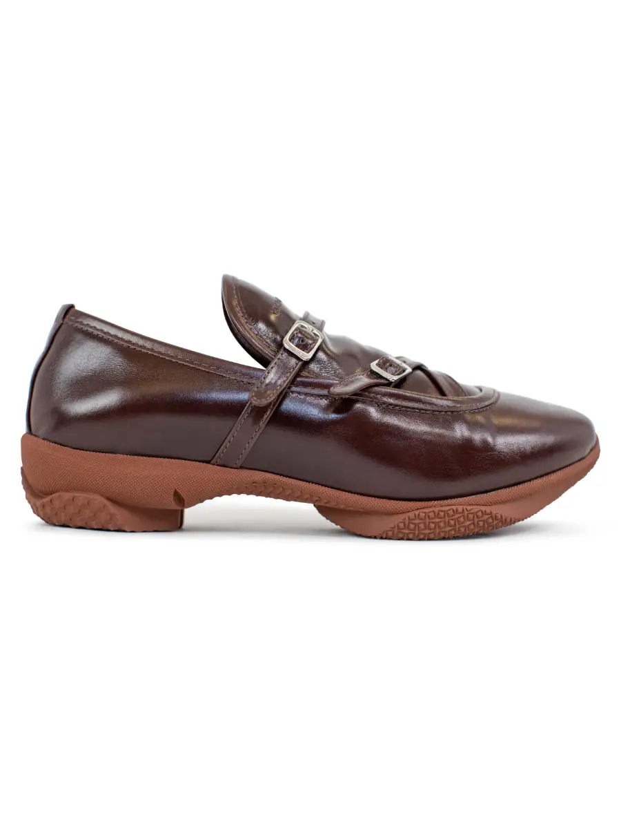 KIKO KOSTADINOV SONIA BUCKLED LOAFER - CHOCOLATE
