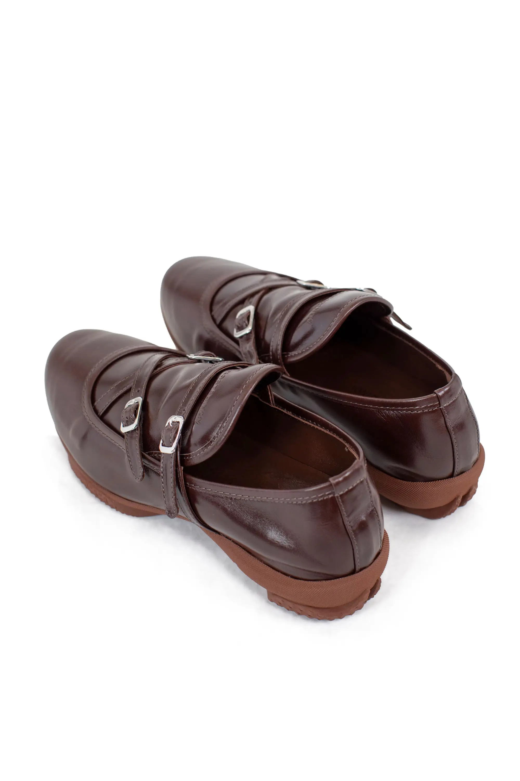 KIKO KOSTADINOV SONIA BUCKLED LOAFER - CHOCOLATE