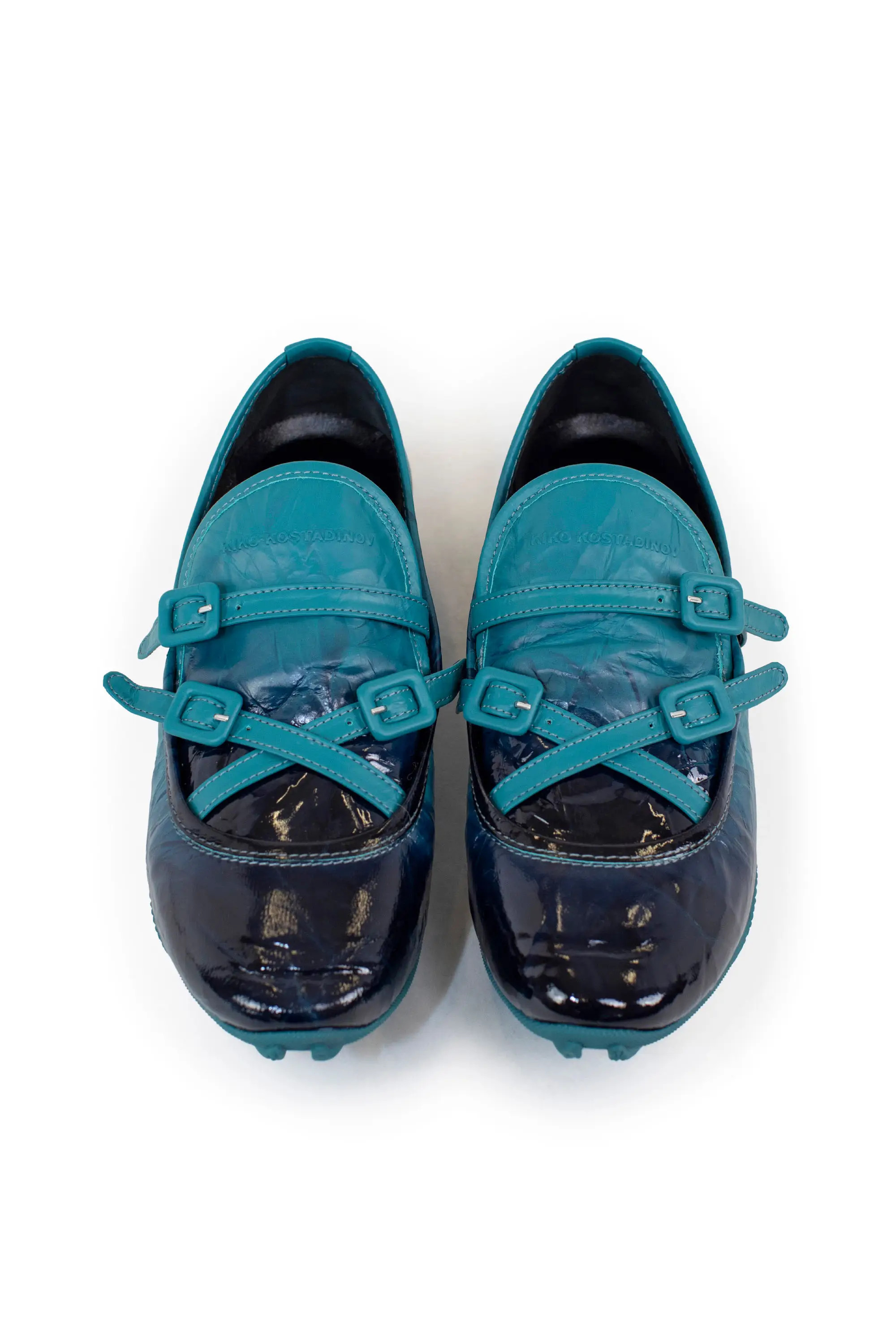 KIKO KOSTADINOV SONIA BUCKLED LOAFER - LAGOON