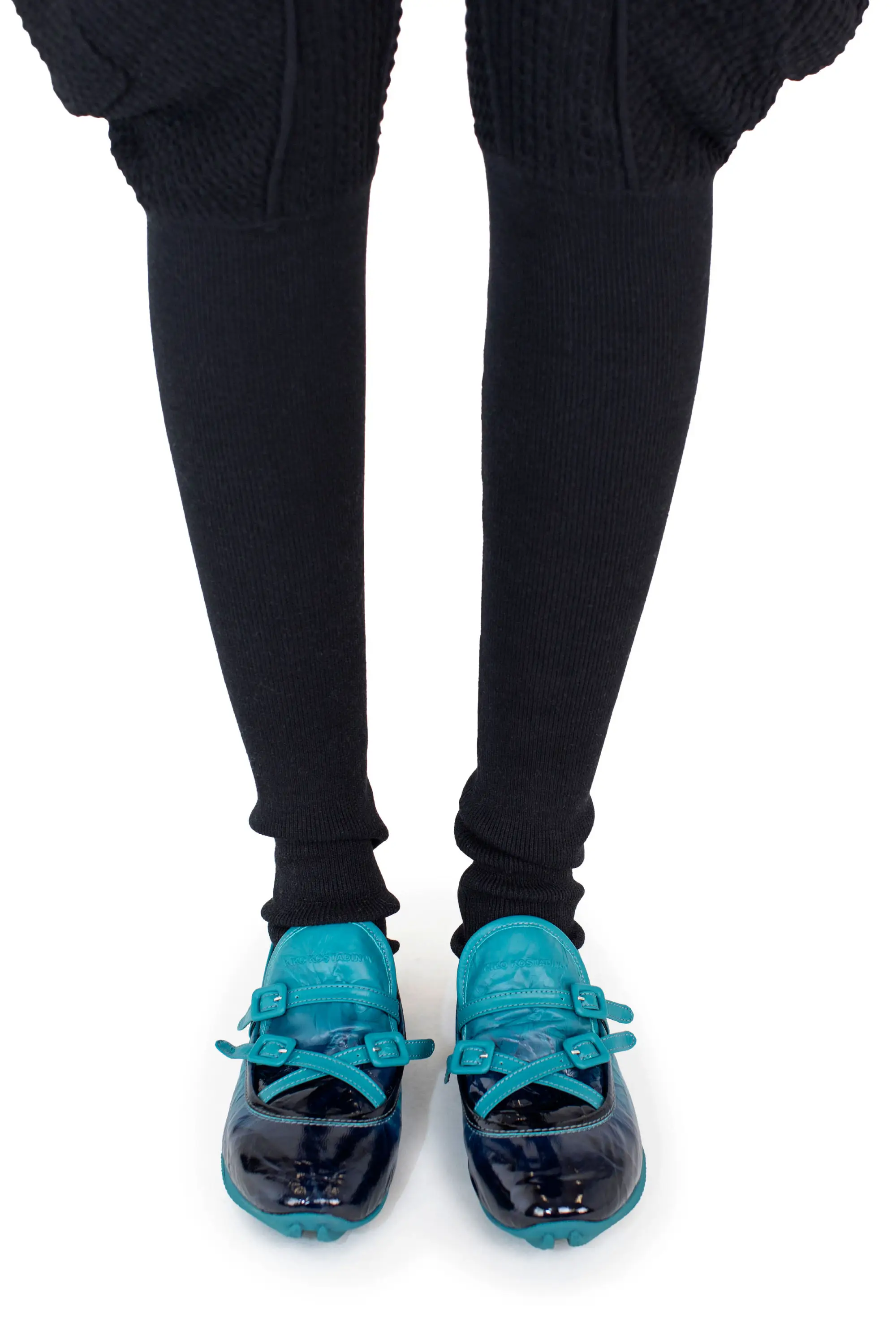 KIKO KOSTADINOV SONIA BUCKLED LOAFER - LAGOON