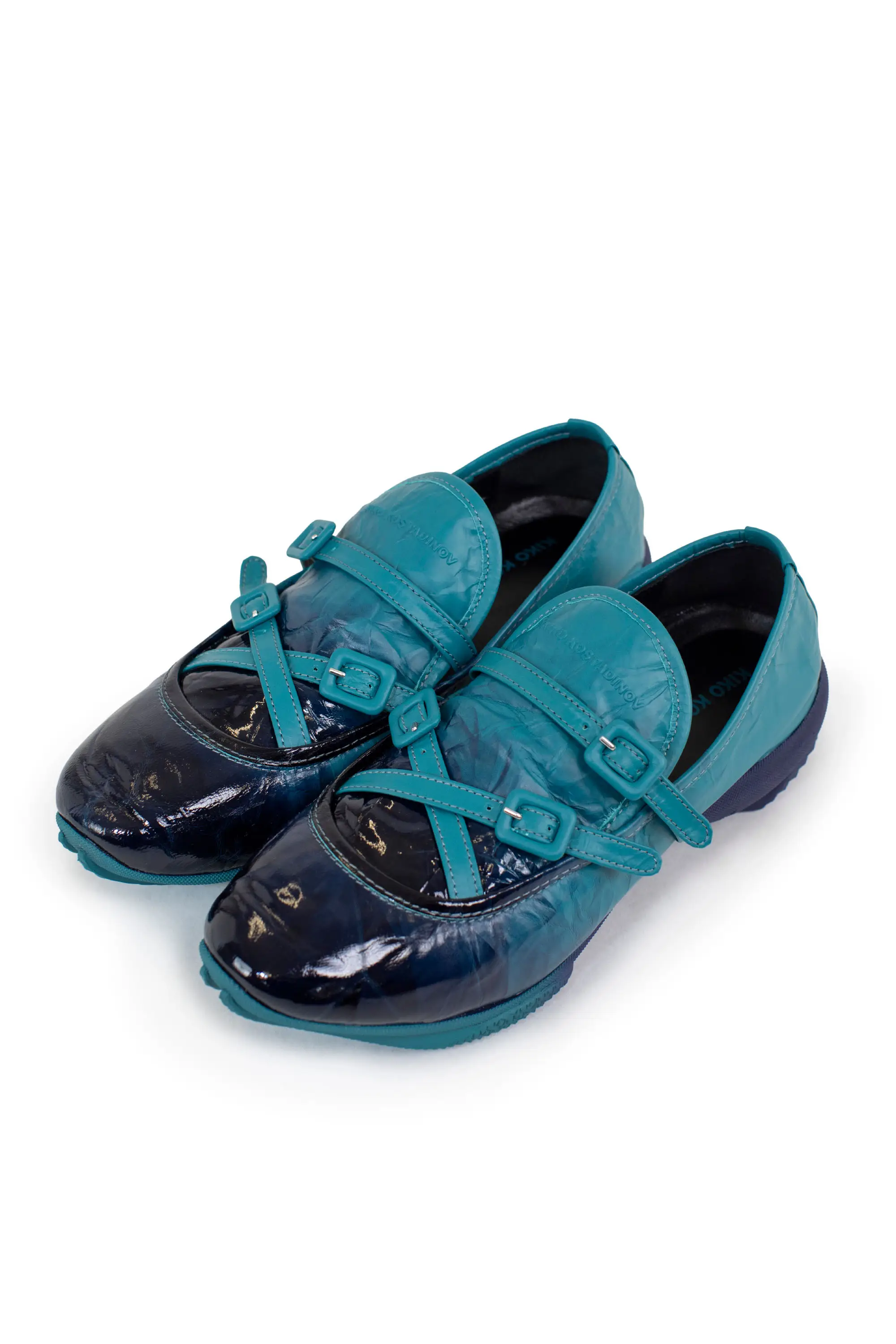 KIKO KOSTADINOV SONIA BUCKLED LOAFER - LAGOON