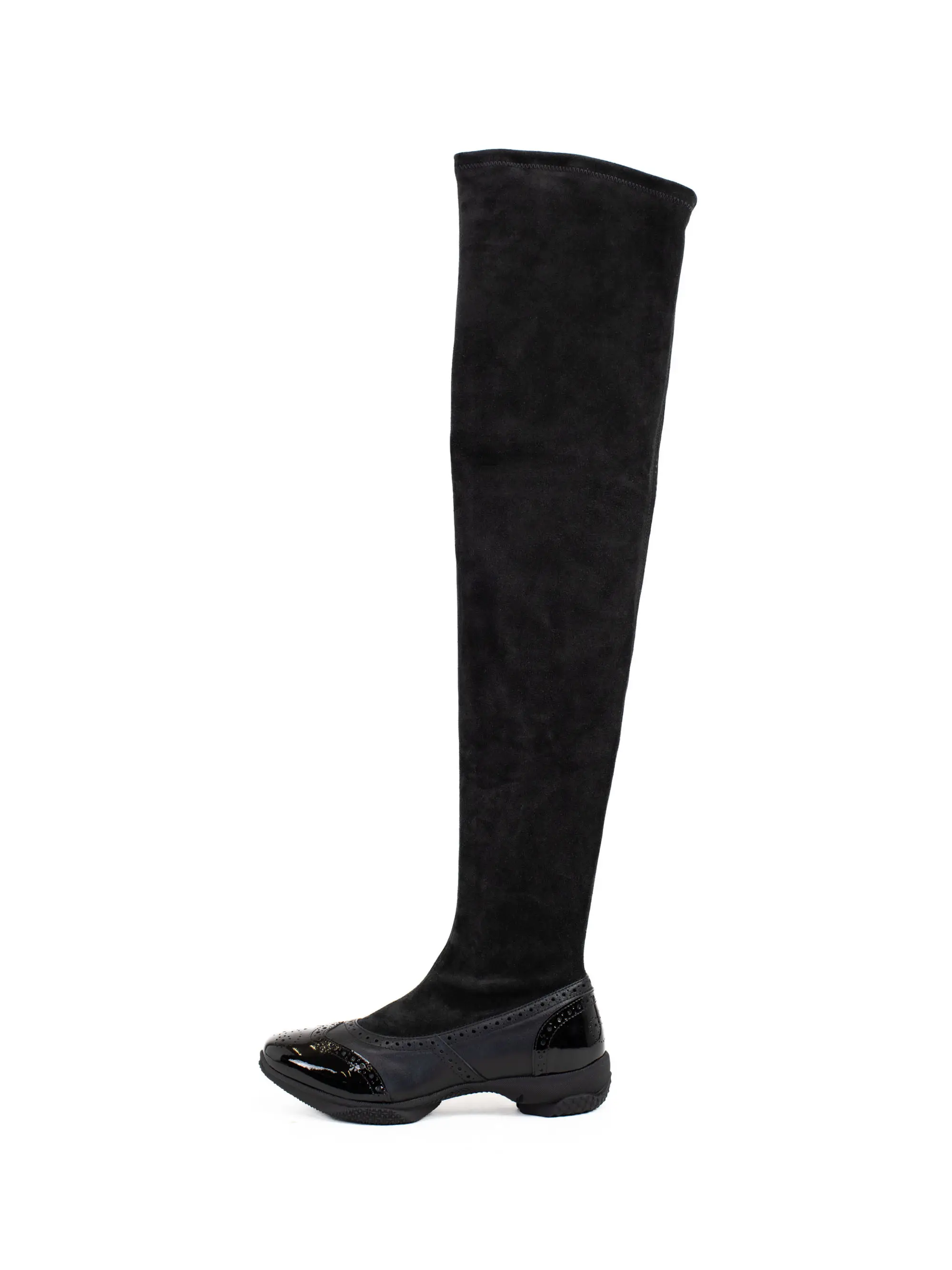 KIKO KOSTADINOV SONIA HIGH BOOT - SABLE / MIDNIGHT+BLACK