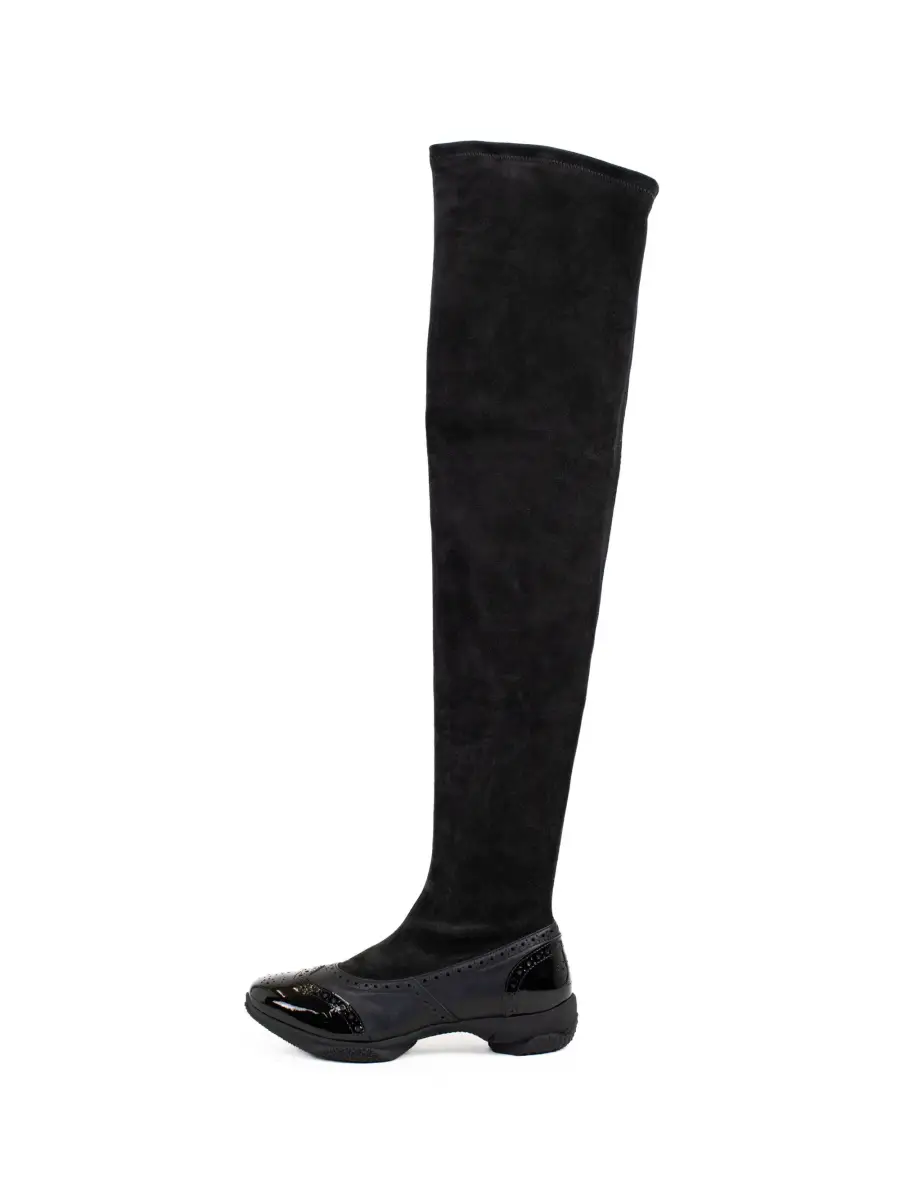 KIKO KOSTADINOV SONIA HIGH BOOT - SABLE / MIDNIGHT+BLACK
