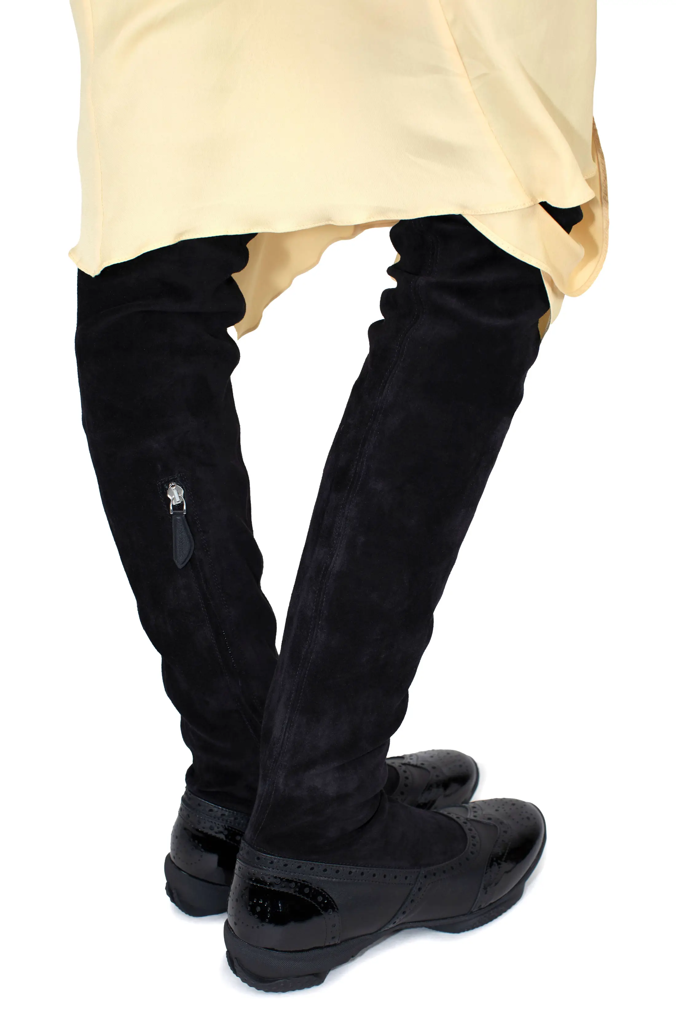 KIKO KOSTADINOV SONIA HIGH BOOT - SABLE / MIDNIGHT+BLACK