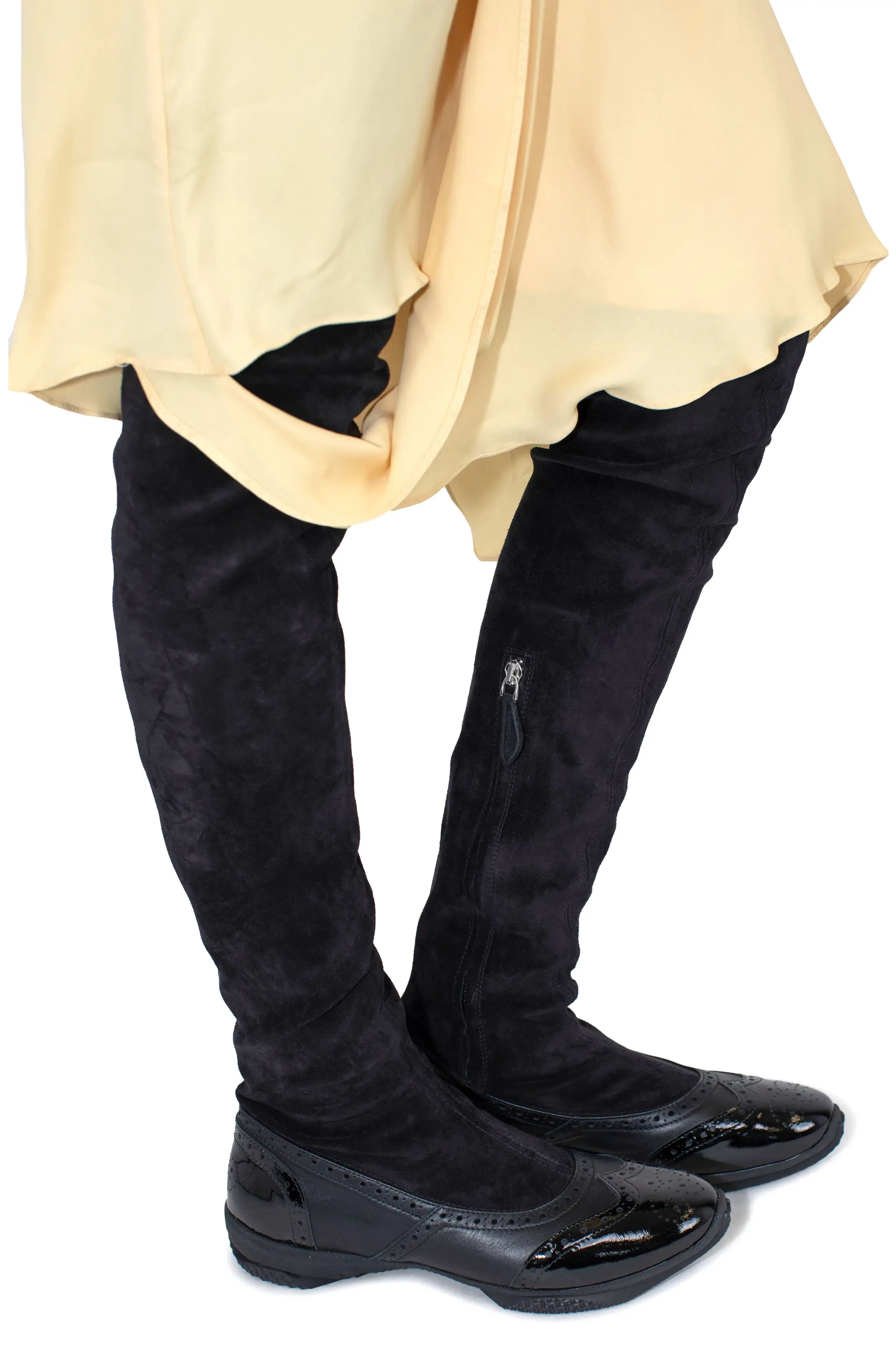 KIKO KOSTADINOV SONIA HIGH BOOT - SABLE / MIDNIGHT+BLACK