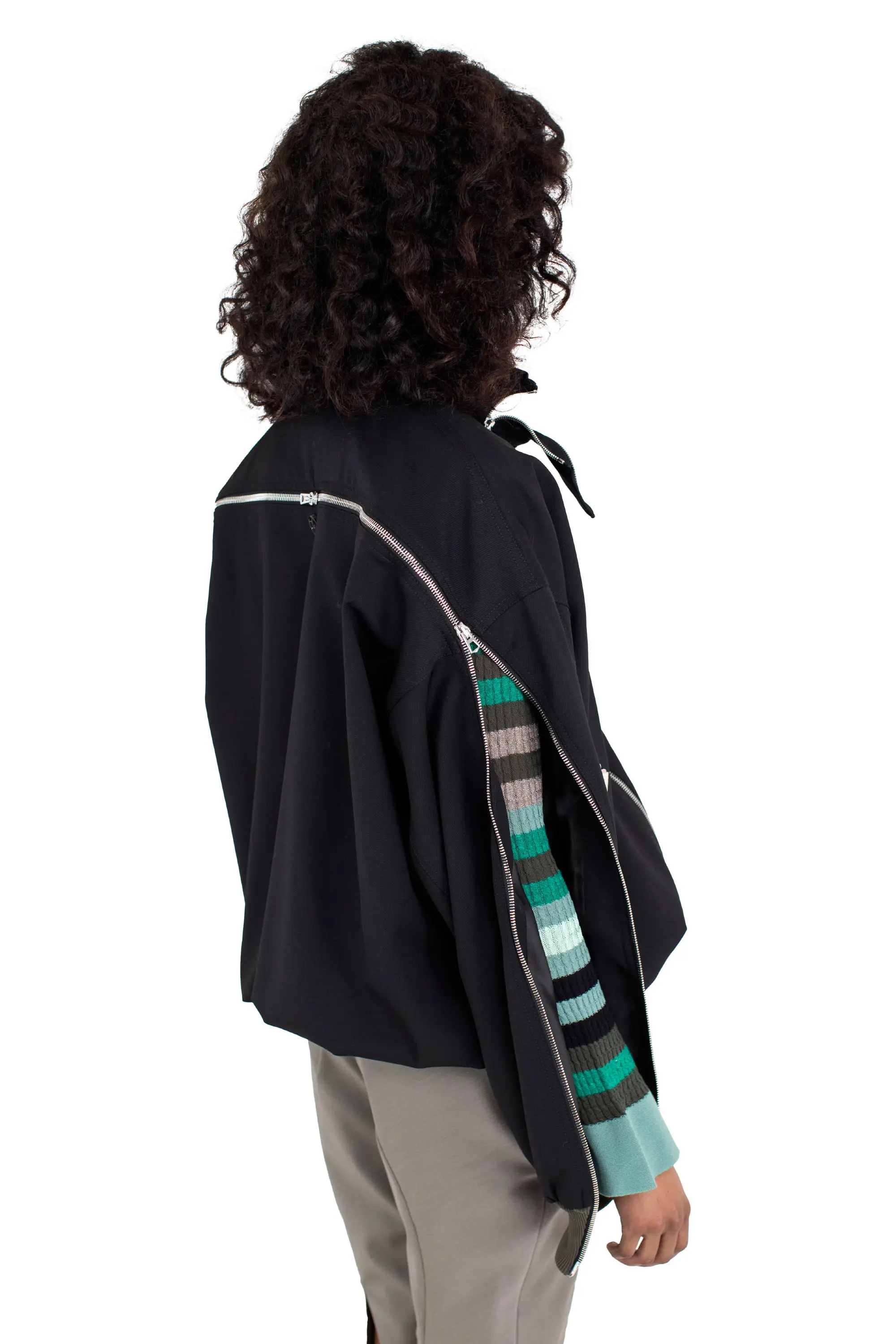 KIKO KOSTADINOV – SONIA JACKET - CROW BLACK/GREY KIKO KOSTADINOV – SONIA JACKET - CROW BLACK/GREY