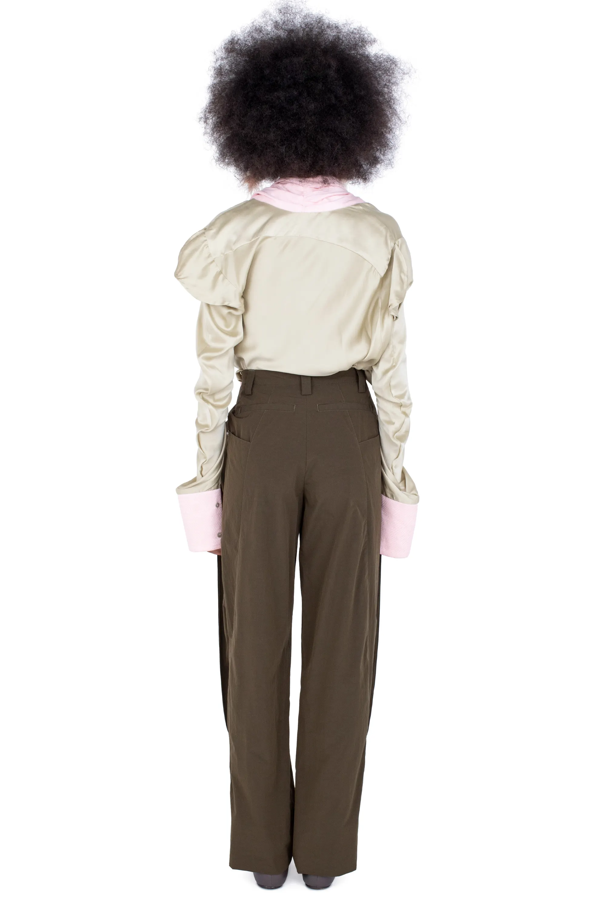 KIKO KOSTADINOV TERN TROUSERS - ARMY GREEN