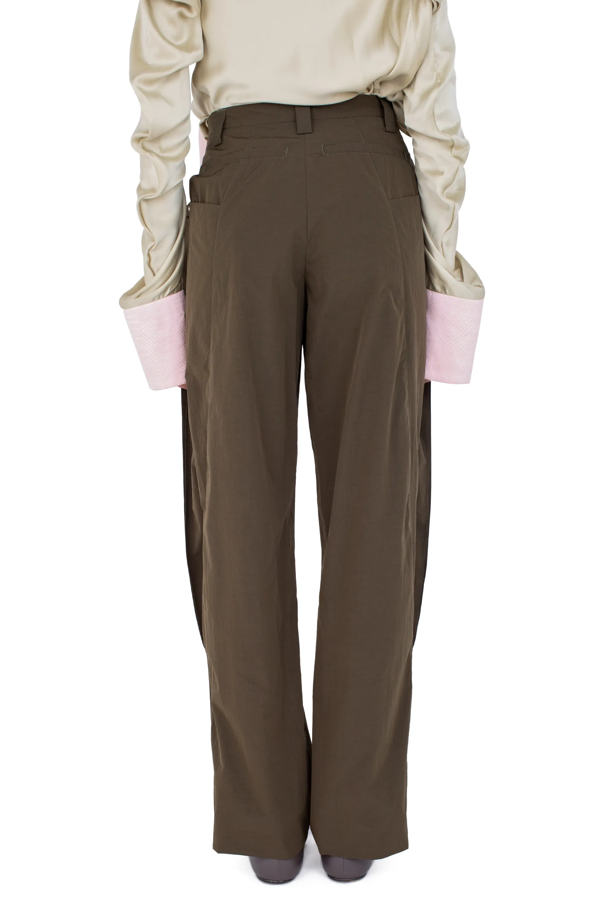 KIKO KOSTADINOV TERN TROUSERS - ARMY GREEN