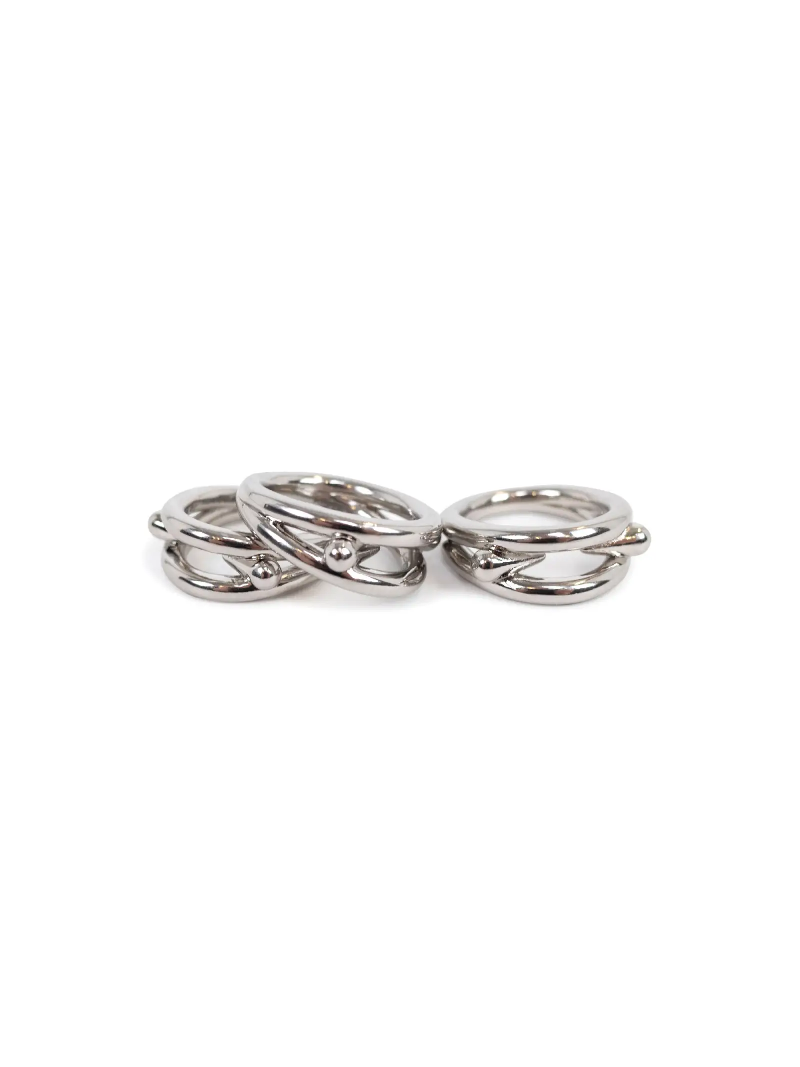 KIKO KOSTADINOV THORN RING (SET OF THREE) - SILVER