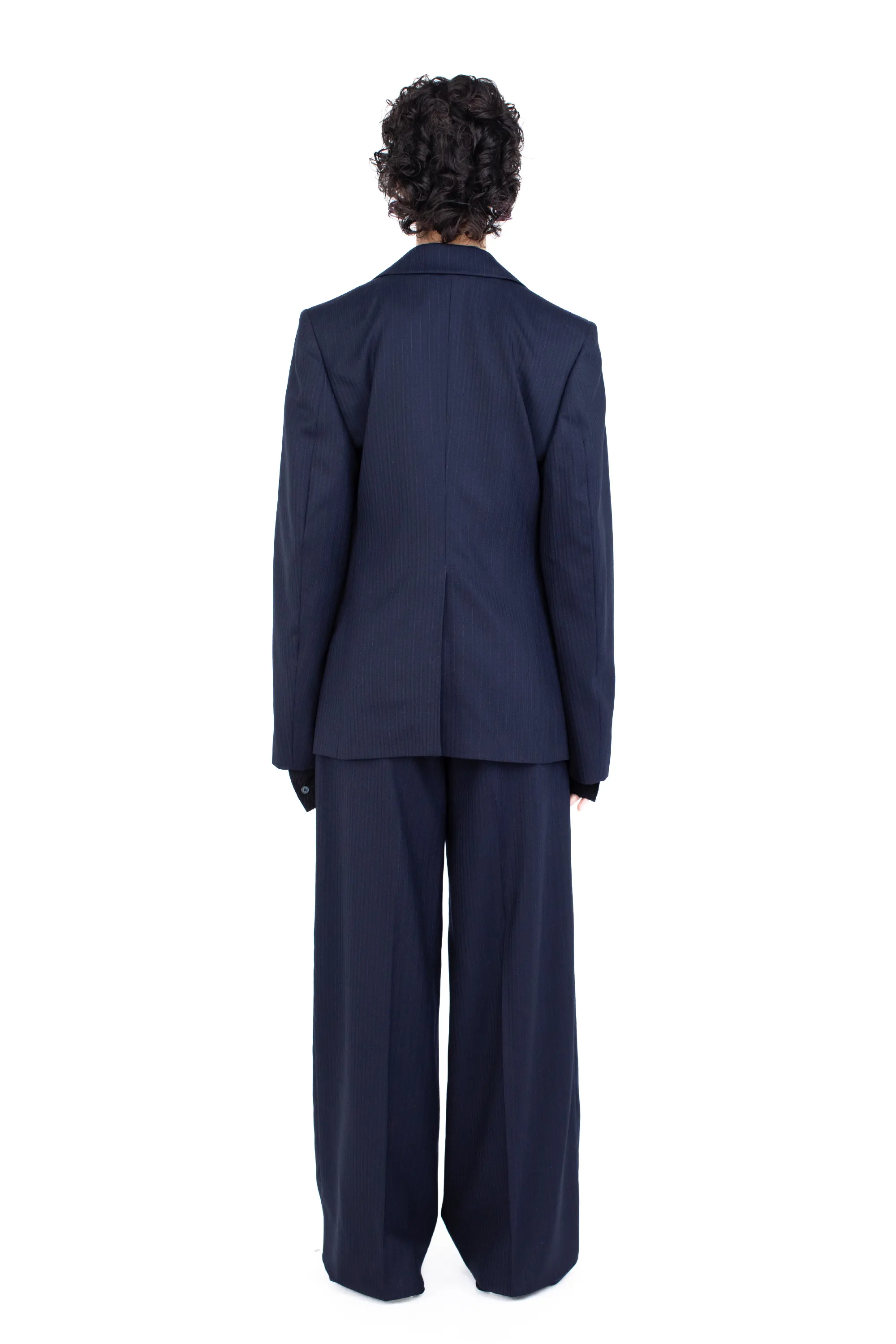 KIKO KOSTADINOV TRIPOLINA TAILORED JACKET - NAVY