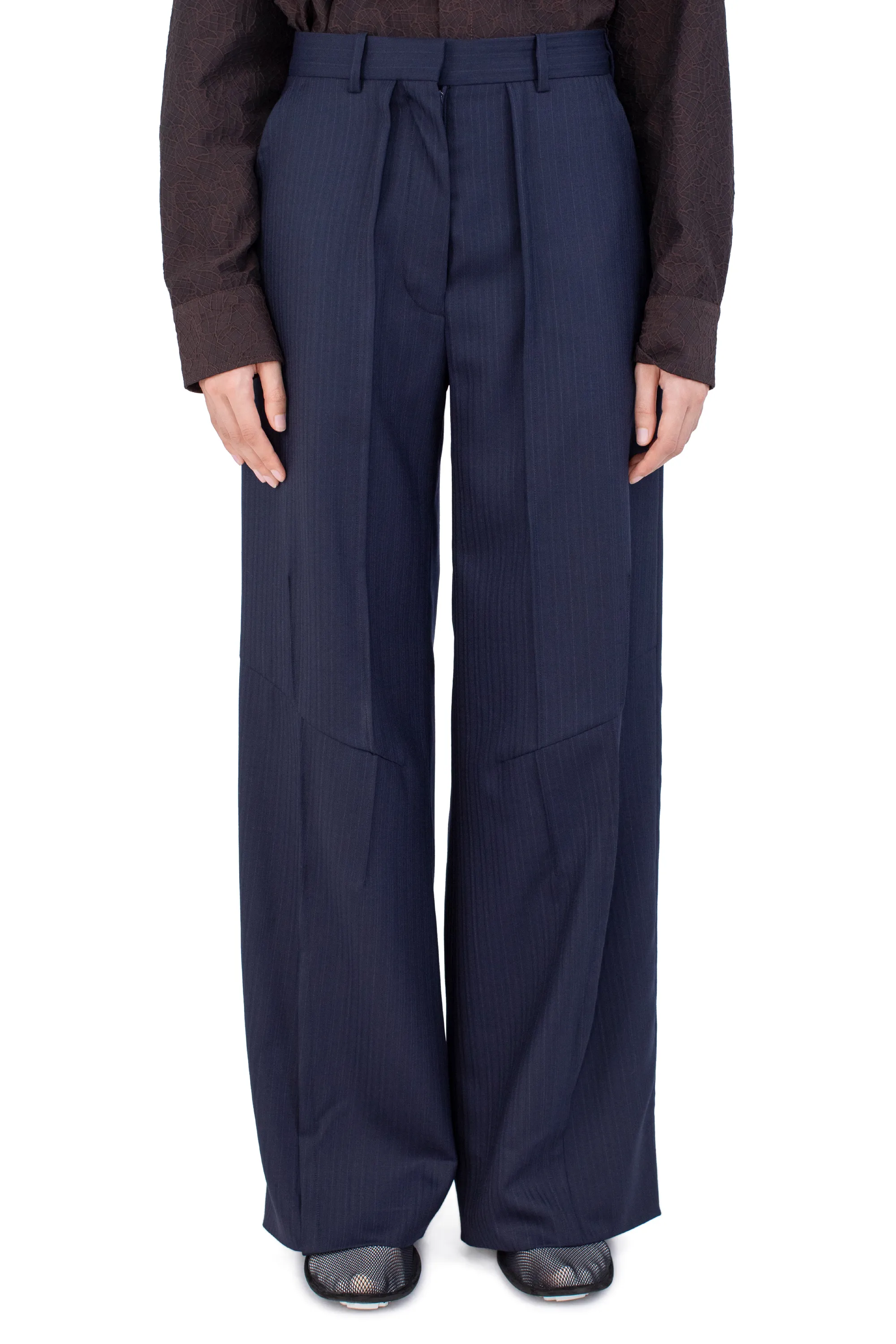 KIKO KOSTADINOV TRIPOLINA TAILORED TROUSER - NAVY