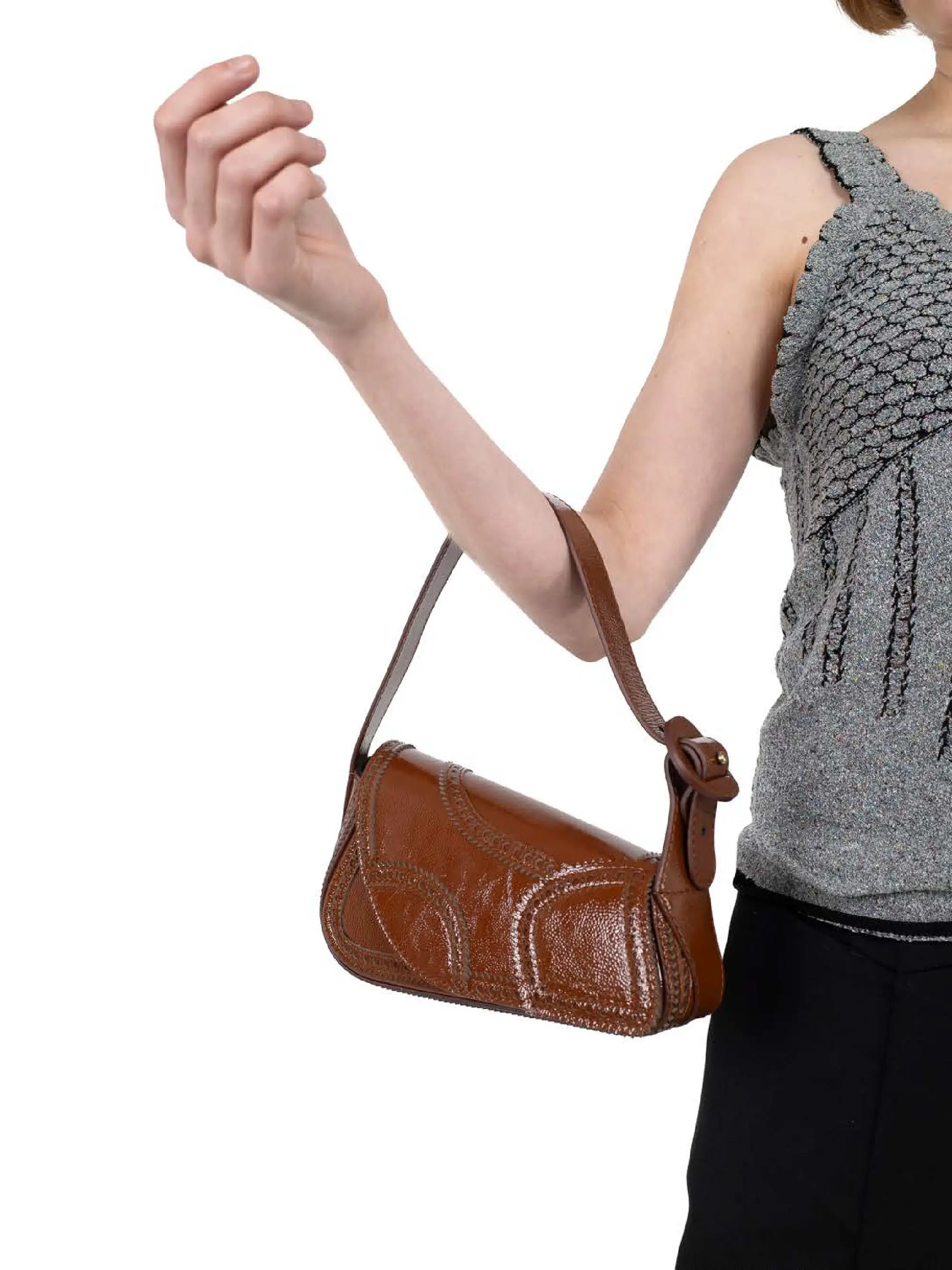 KIKO KOSTADINOV – TRIVIA BAG MAHOGANY BROWN
