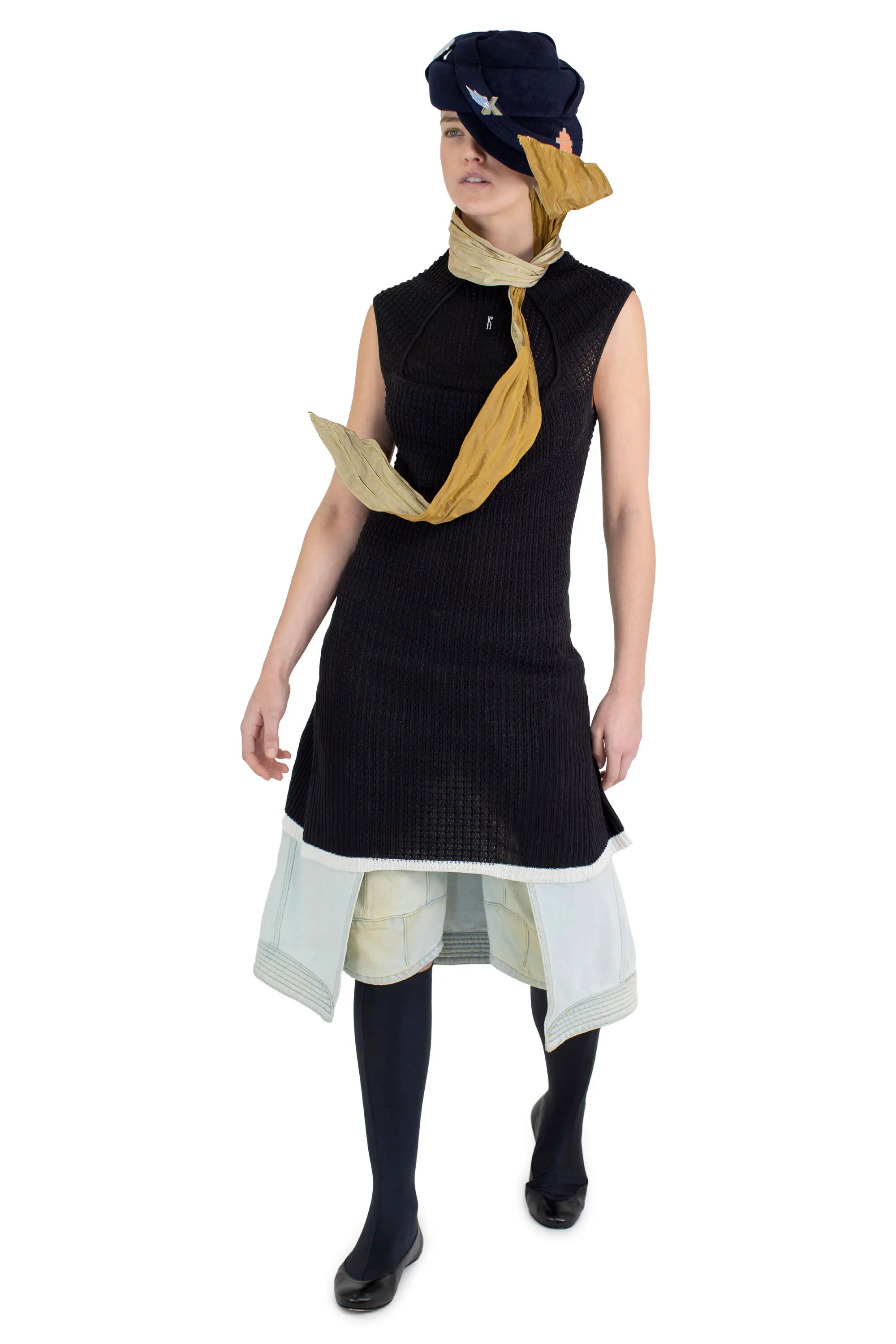 KIKO KOSTADINOV VECTO KNIT TUNIC - PHANTOM BLACK