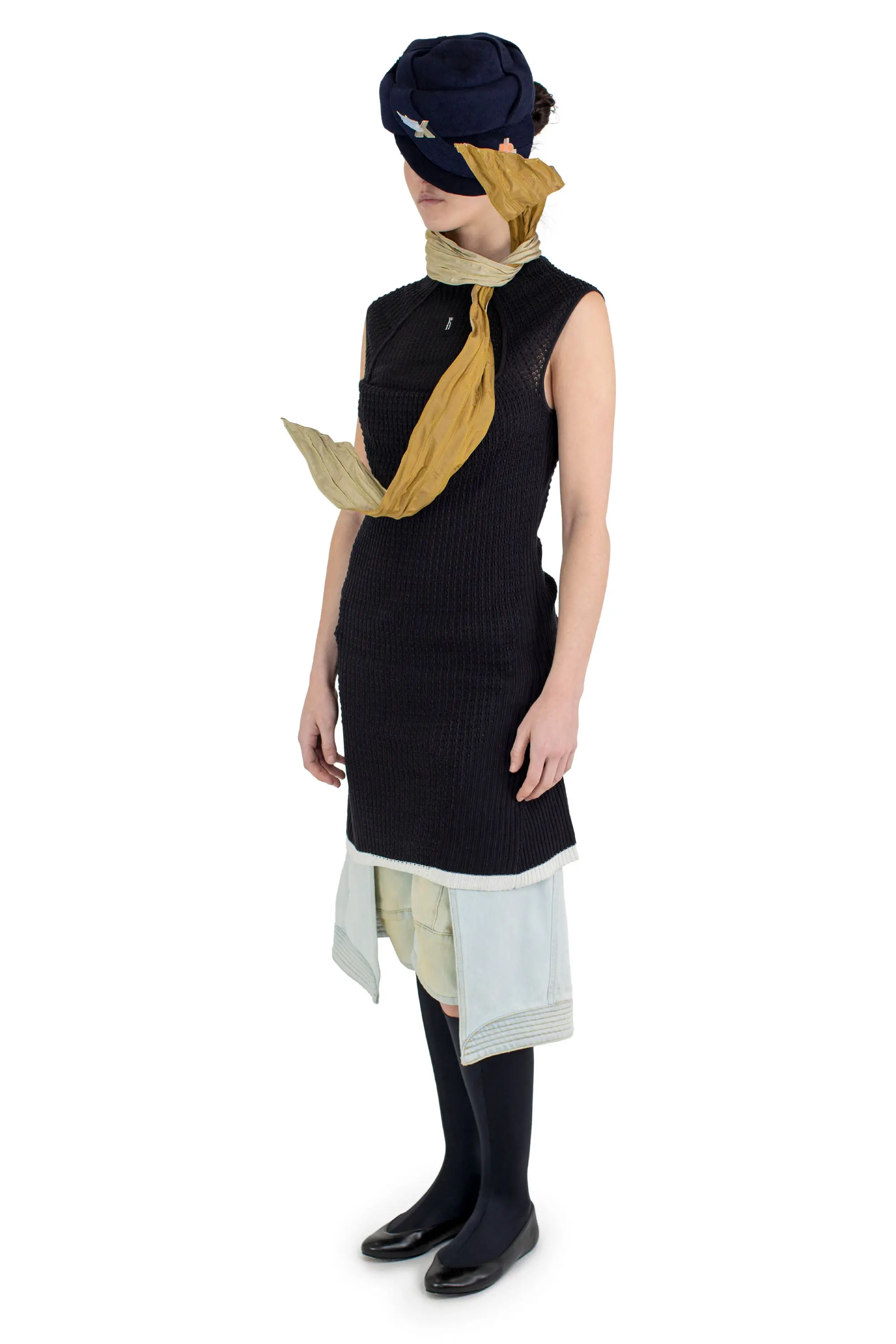 KIKO KOSTADINOV VECTO KNIT TUNIC - PHANTOM BLACK