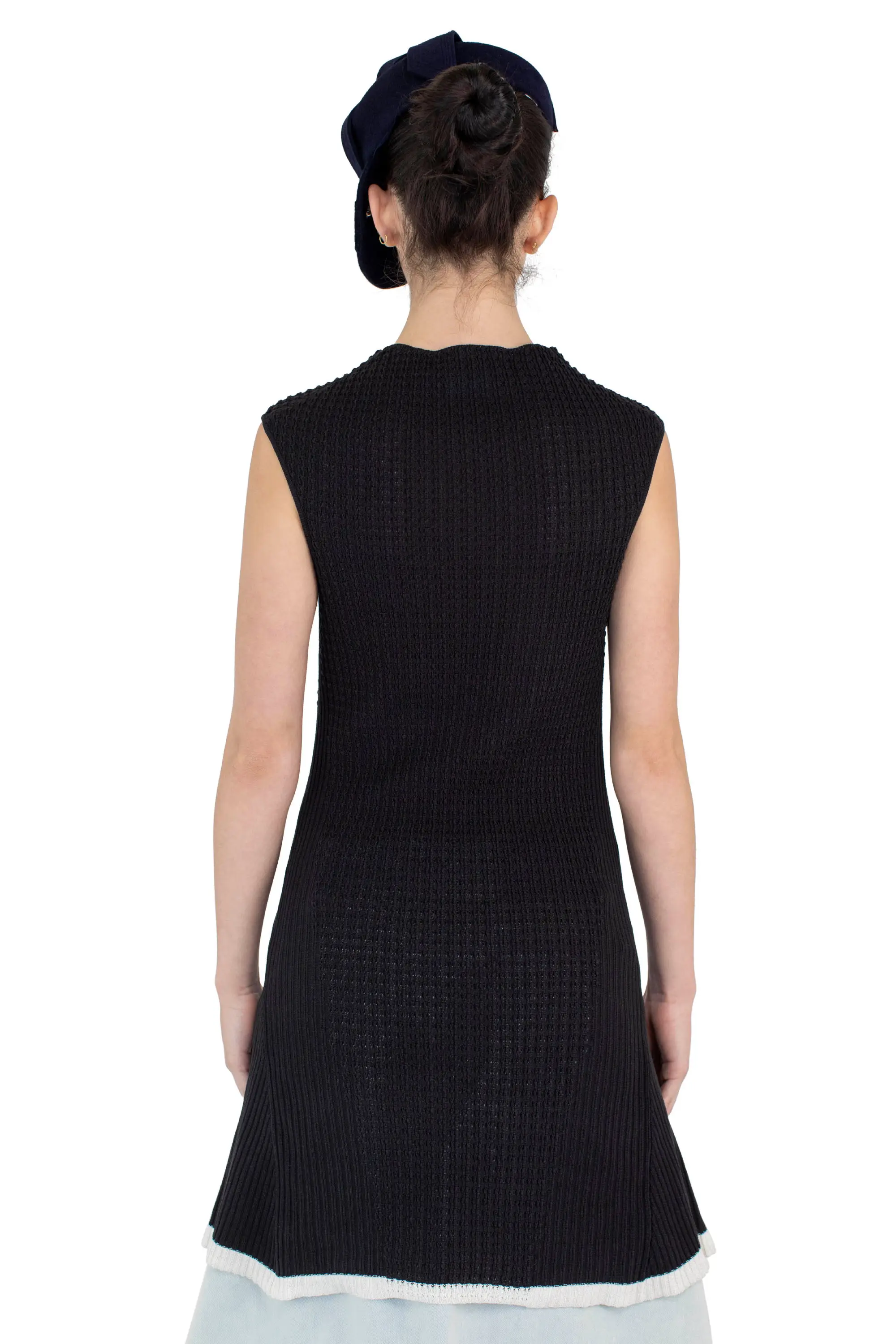 KIKO KOSTADINOV VECTO KNIT TUNIC - PHANTOM BLACK