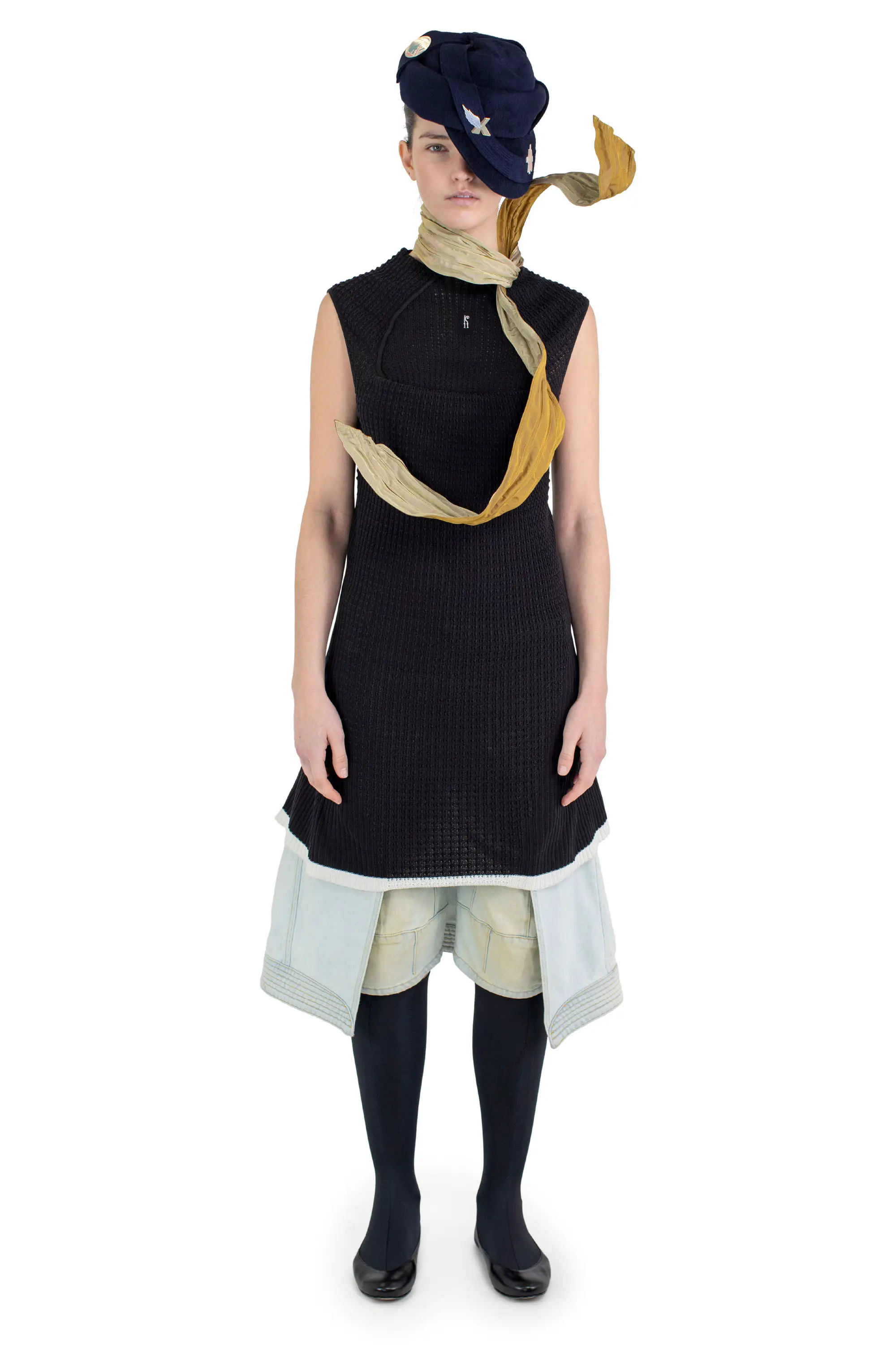 KIKO KOSTADINOV VECTO KNIT TUNIC - PHANTOM BLACK