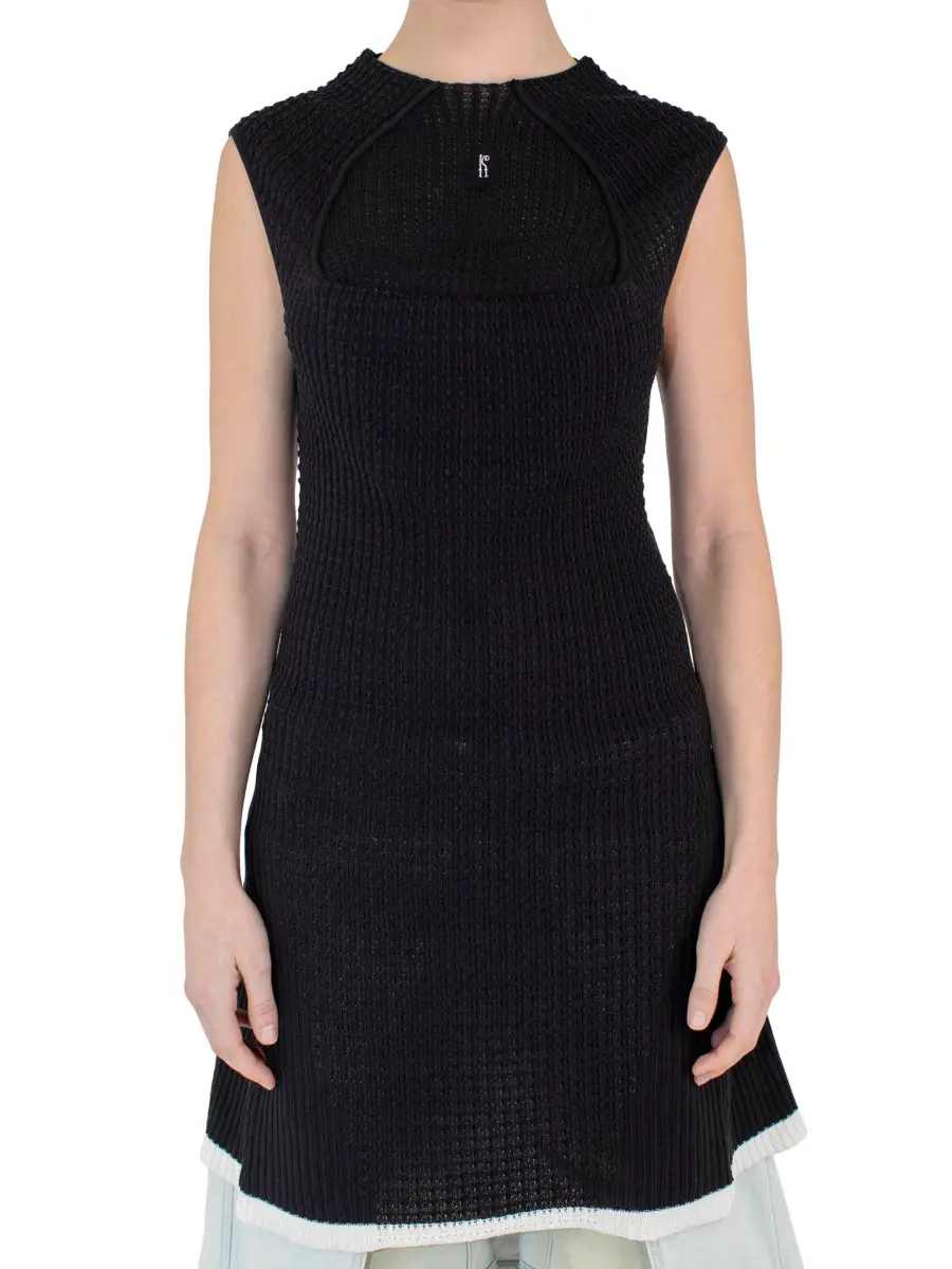 KIKO KOSTADINOV VECTO KNIT TUNIC - PHANTOM BLACK