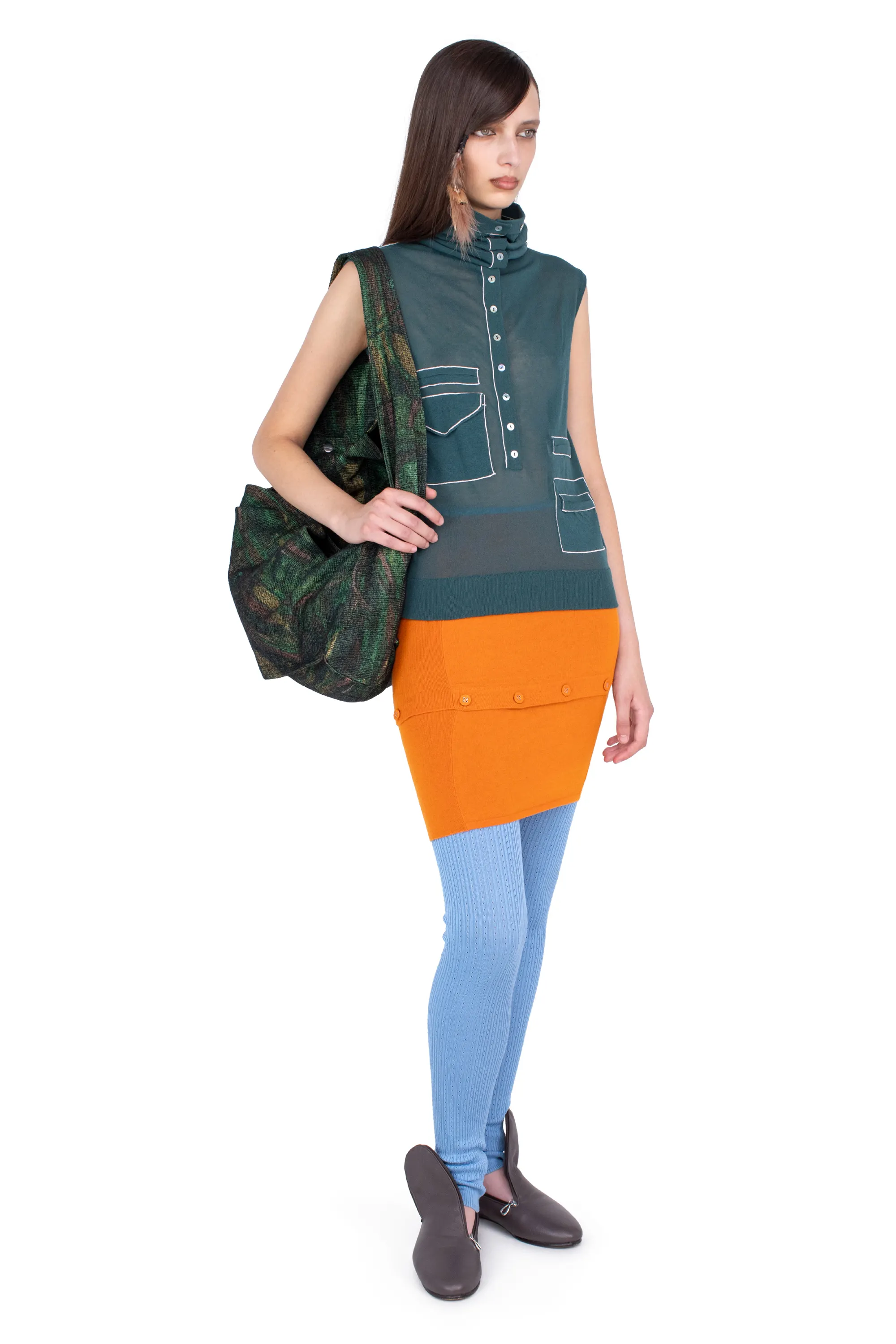 KIKO KOSTADINOV VIAGGIO CROSSBODY BAG - FOREST PRINT