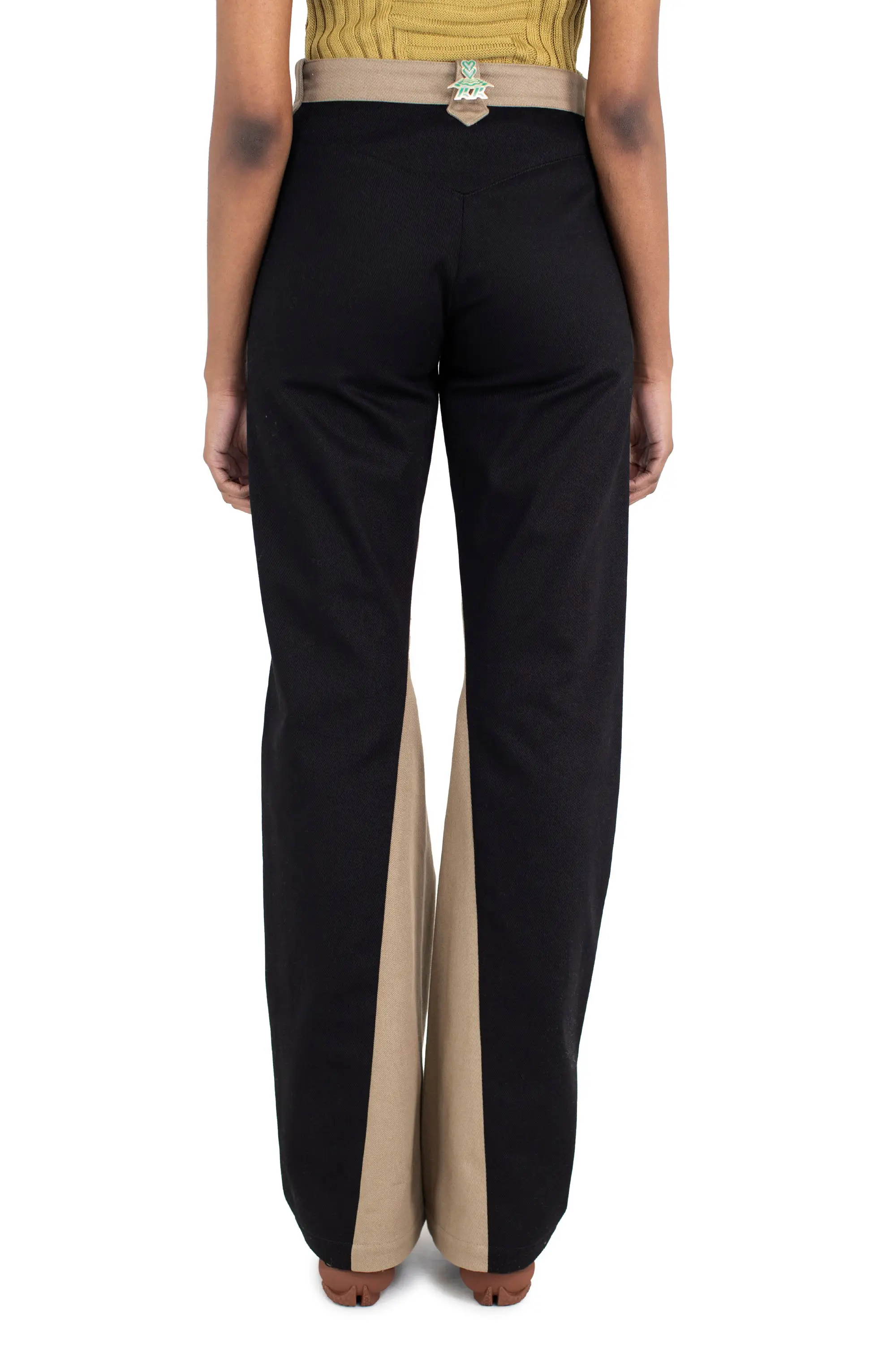 KIKO KOSTADINOV VIEIRA TROUSER - CAMEL/NIGHT BLACK
