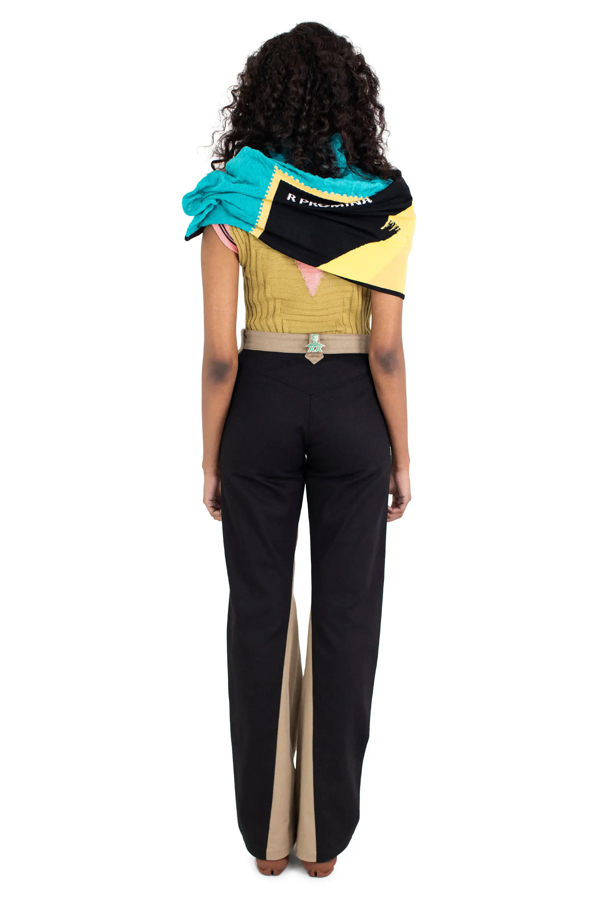 KIKO KOSTADINOV VIEIRA TROUSER - CAMEL/NIGHT BLACK