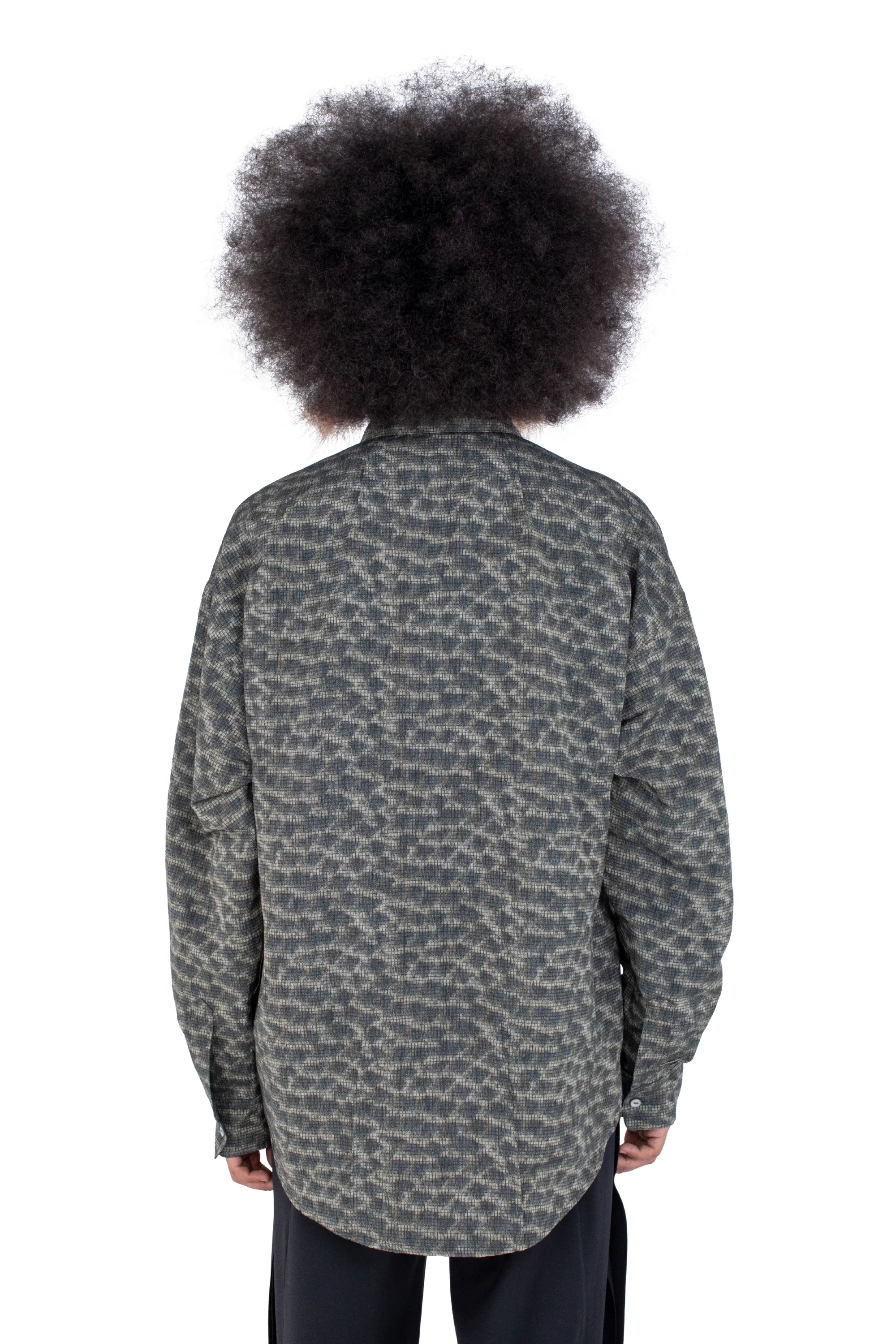 KIKO KOSTADINOV WEKA SHIRT - FEATHER PRINT
