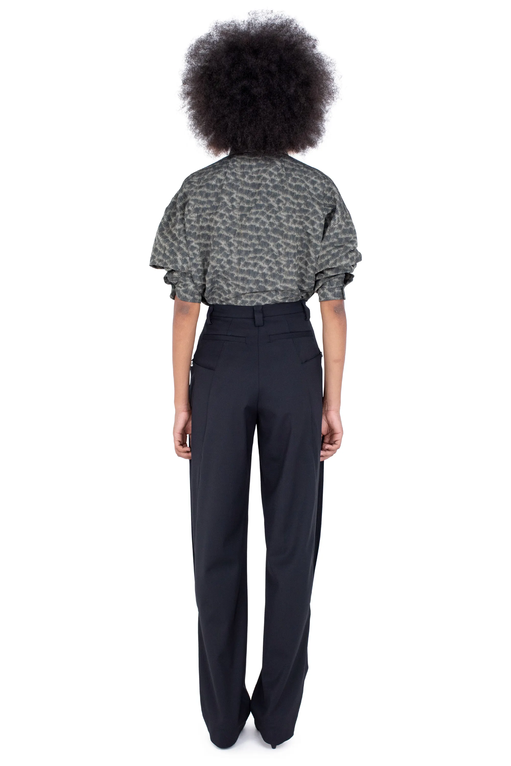 KIKO KOSTADINOV WEKA SHIRT - FEATHER PRINT